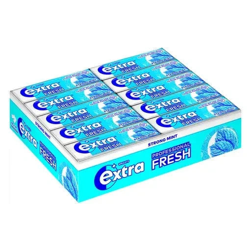 Extra Wrigley's Extra Professional Fresh Strong Mint 30x10 Dragees candytoys.ch Switzerland
