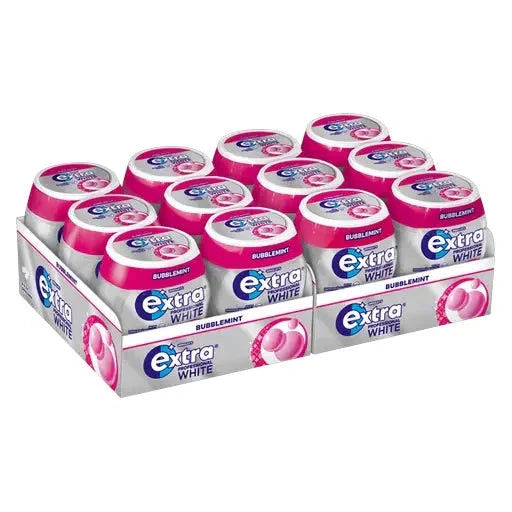 Extra Wrigley's Extra Professional White Bubblemint 12x 50 Dragees candytoys.ch Switzerland