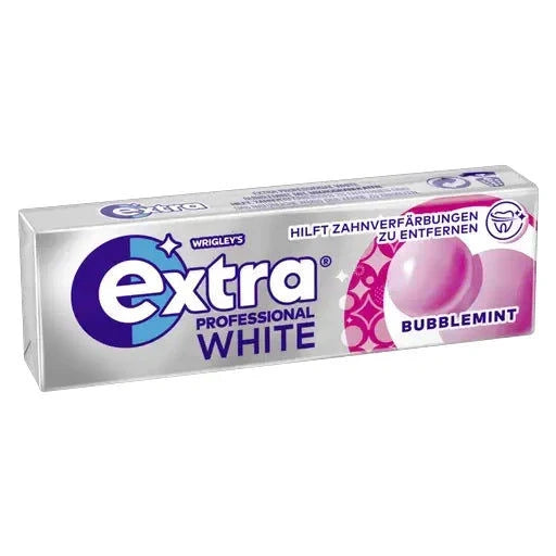 Extra Wrigley's Extra Professional White Bubblemint 30x10 Dragees candytoys.ch Switzerland