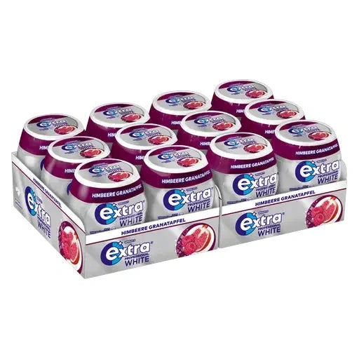 Extra Wrigley's Extra Professional White Himbeer Granatapfel 12x50 Dragees candytoys.ch Switzerland
