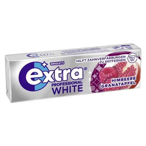 Extra Wrigley's Extra Professional White Himbeer Granatapfel 30x10 Dragees candytoys.ch Switzerland