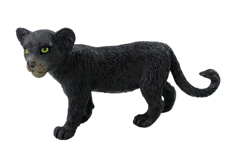 Pantherjunges 9x5 cm - Detailgetreue Tierfigur aus hochwertigem Materi