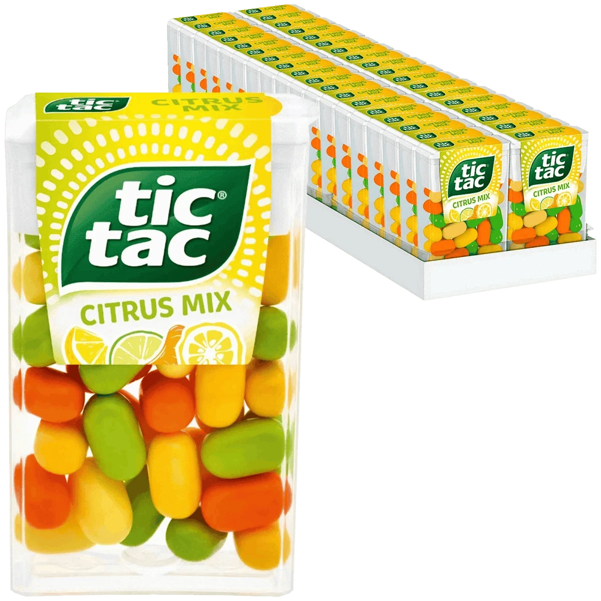 Ferrero Deutschland GmbH Citrus Mix Lutschdragées Box 36x 18g - Erfrischende Fruchtbonbons