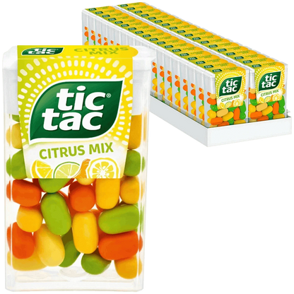 Ferrero Deutschland GmbH Citrus Mix Lutschdragées Box 36x 18g - Erfrischende Fruchtbonbons