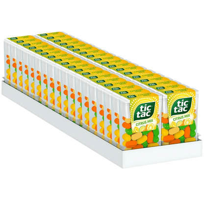 Ferrero Deutschland GmbH Citrus Mix Lutschdragées Box 36x 18g - Erfrischende Fruchtbonbons