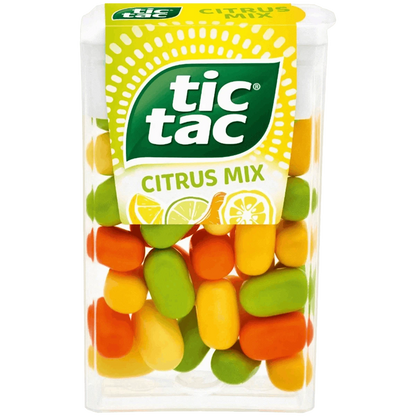 Ferrero Deutschland GmbH Citrus Mix Lutschdragées Box 36x 18g - Erfrischende Fruchtbonbons