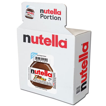 Ferrero Deutschland GmbH Ferrero Nutella 15g, 40 Packungen, Brotaufstrich, Nussnugatcreme