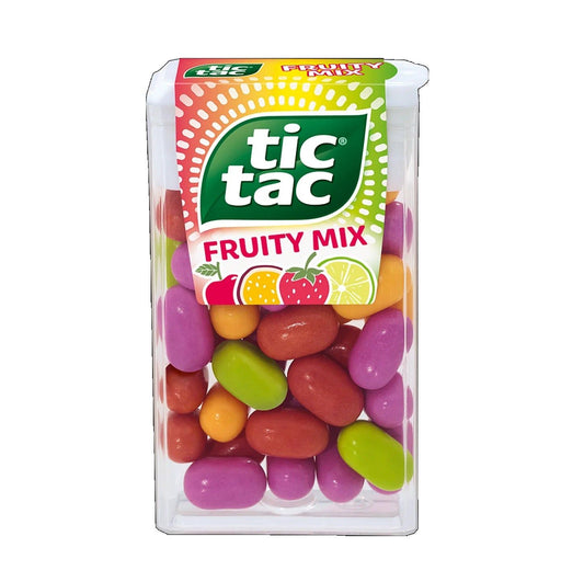Ferrero Deutschland GmbH Ferrero Tic Tac Fruity Mix, Dragree-Bonbon, 1 x 18g Packung