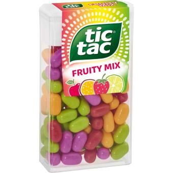 Ferrero Deutschland GmbH Ferrero Tic Tac Fruity Mix, Dragree-Bonbon, 18g Packung
