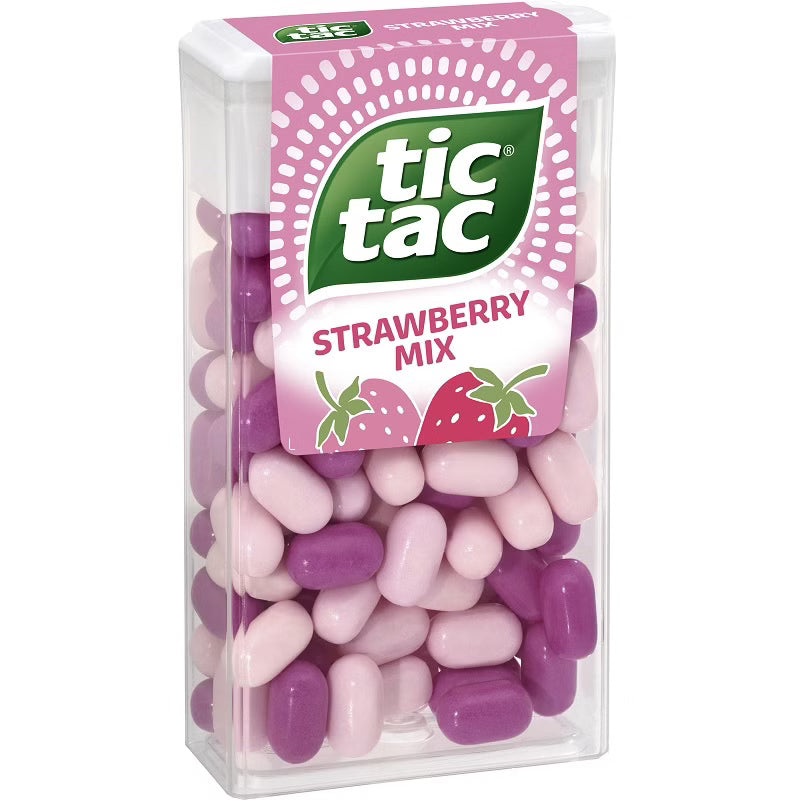 Ferrero Deutschland GmbH Tic Tac Strawberry Mix 110er, Großpackung, 1x54g 1 Packung