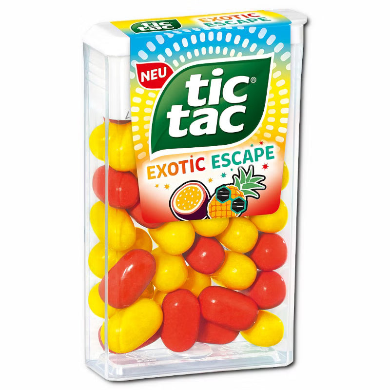 Ferrero Tic Tac Exotic Escape, Dragee-Bonbon, 1 x 18g Packung