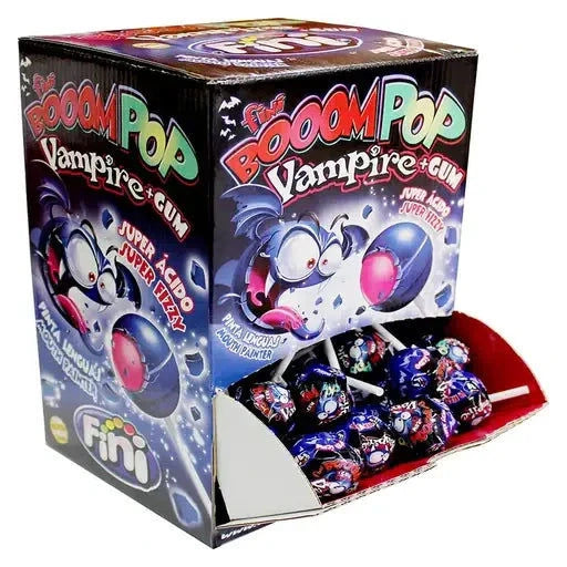 Fini Fini Boom Vampire+Gumlolly 100 Stück im Karton candytoys.ch Switzerland
