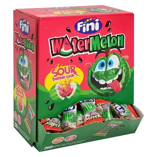 Fini Fini Water Melon Bubble Gum 200 Stück im Karton candytoys.ch Switzerland