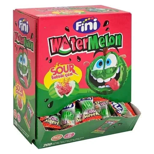 Fini Fini Watermelon Kaugummi Wassermelone Bubble Gum 200 Stück