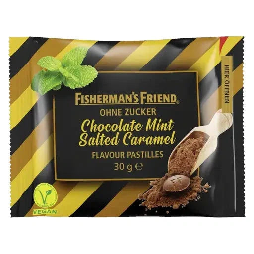Fisherman's Friend Fisherman's Friend Chocolate Mint Salted Caramel 20 Beutel im Karton candytoys.ch Switzerland