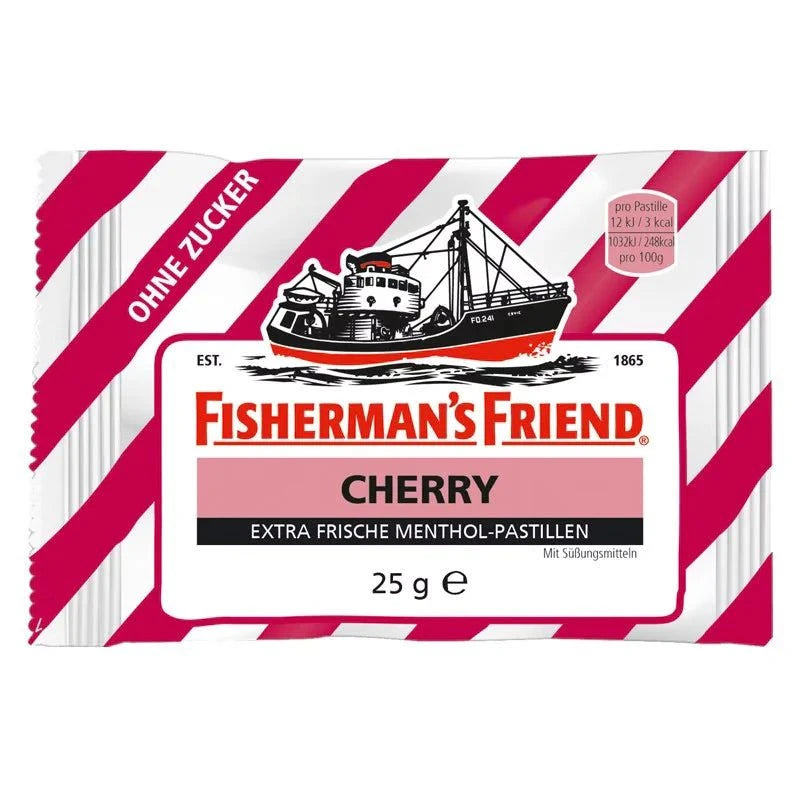 Fishermans Friend Cherry Bonbons ohne Zucker, 1 Beutel, erfrischend und zuckerfrei candytoys.ch Switzerland