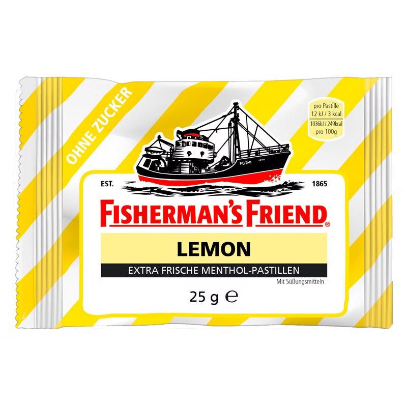 Fishermans Friend Lemon Pastillen ohne Zucker, 1 Beutel candytoys.ch Switzerland