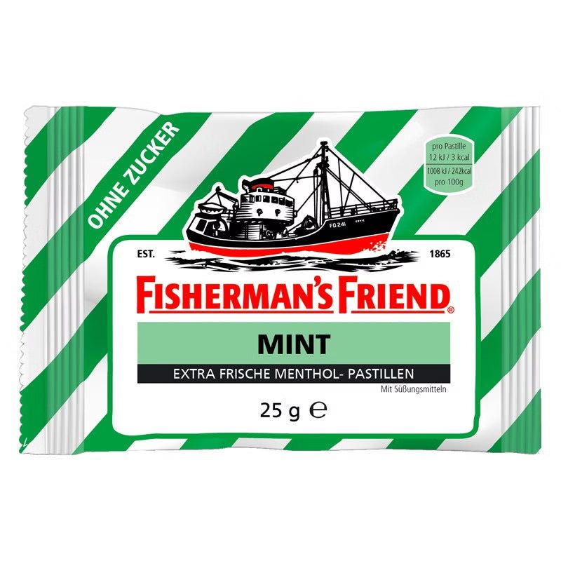 Fishermans Friend Zuckerfreie Minzpastillen, 1 Beutel, erfrischend und wohltuend candytoys.ch Switzerland