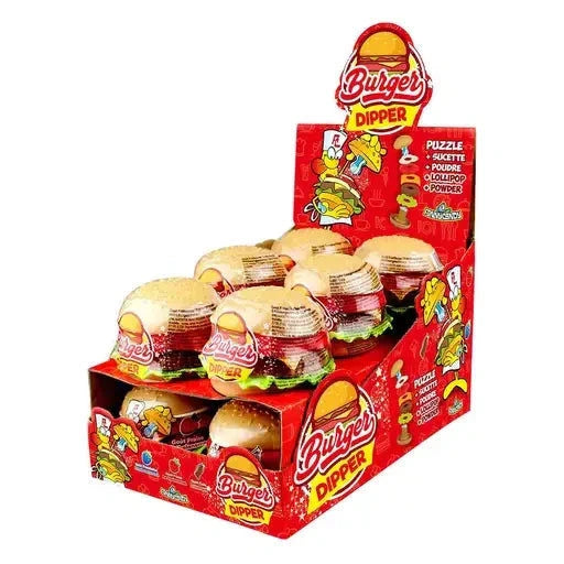 Funny Candy Funny Candy Burger Dipper 12 Stück im Karton candytoys.ch Switzerland