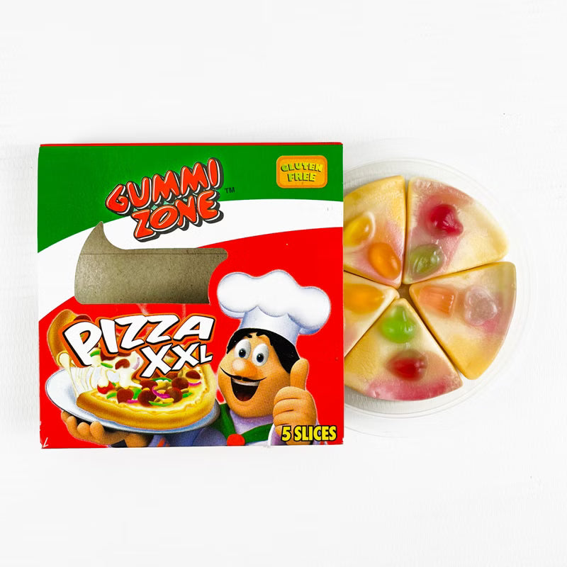 Gummi Zone Fruchtgummi Pizza XXL - 1 Stück à 21g, fruchtiger Genuss