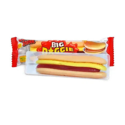 Gummi Zone Gummi Zone Big Doggie Hot Dog 36 Stück im Karton candytoys.ch Switzerland
