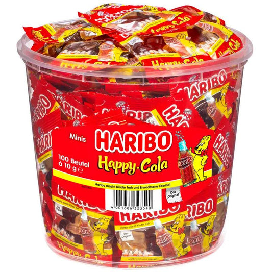 Haribo 100 x Haribo "Happy-Cola Minis" a 10g