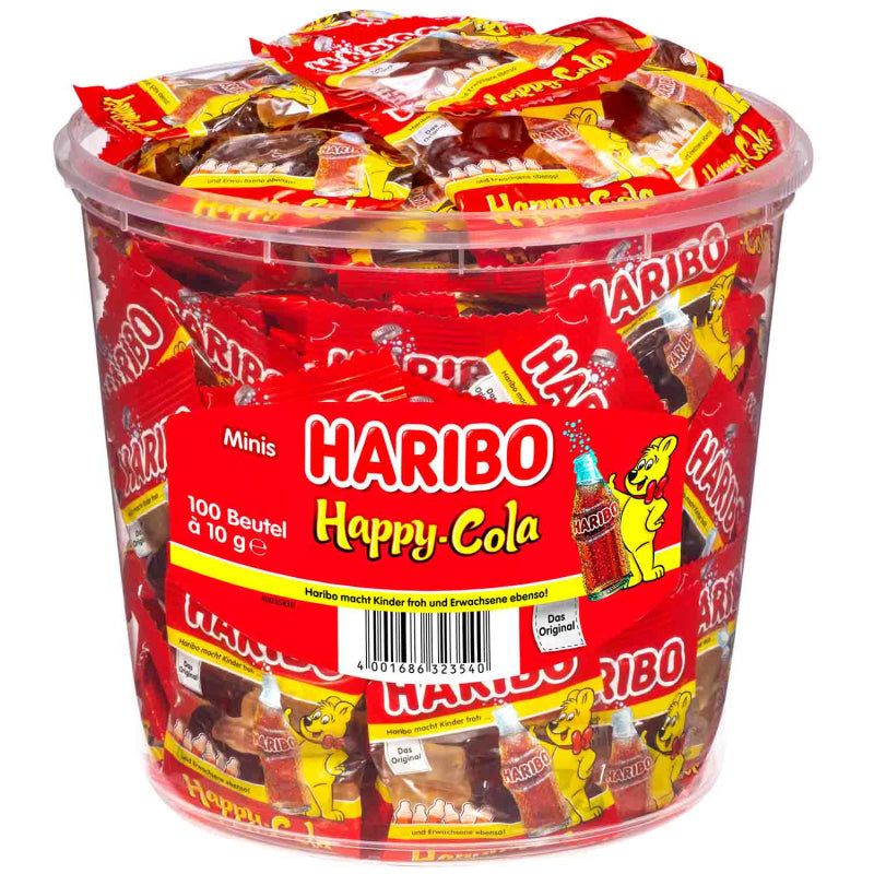 Haribo 100 x Haribo "Happy-Cola Minis" a 10g