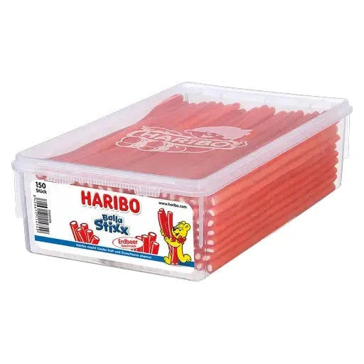 Haribo Haribo Balla Stixx Erdbeer 150 Stück in der Dose candytoys.ch Switzerland