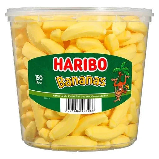 Haribo Haribo Bananas 150 Stück in der Dose candytoys.ch Switzerland