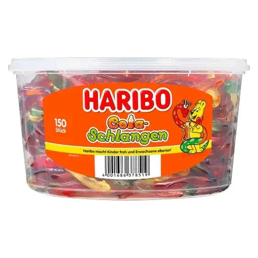 Haribo Haribo Cola-Schlangen 150 Stück in der Dose candytoys.ch Switzerland