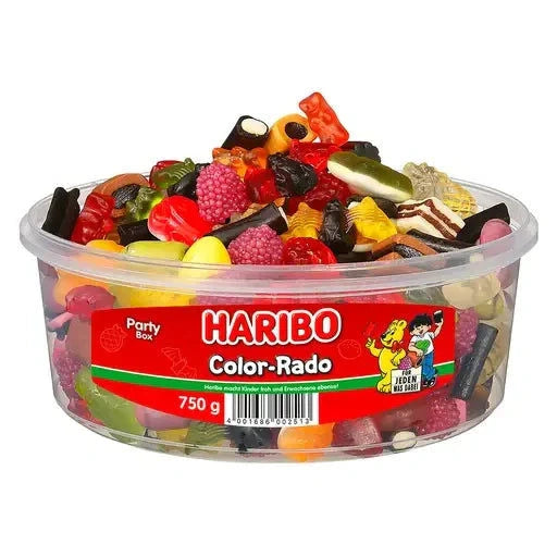 Haribo Haribo Color-Rado 750g in der Dose candytoys.ch Switzerland