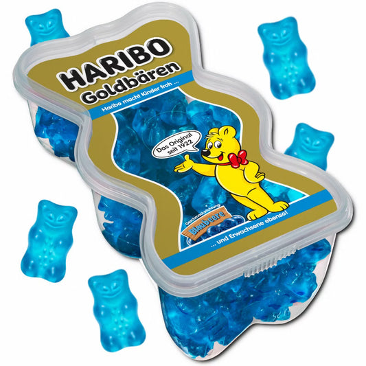 Haribo Haribo Goldbären Blaubeere, Fruchtgummi, 450g Dose
