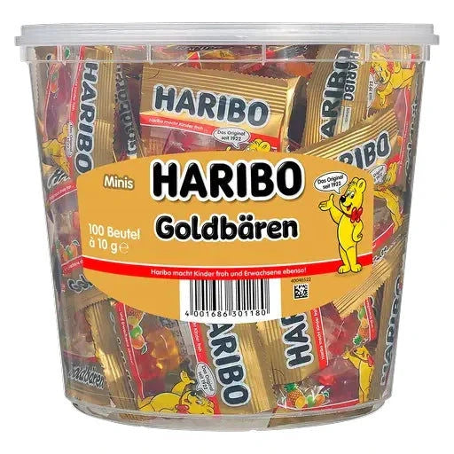 Haribo Haribo Goldbären Minis 100 Beutel in der Dose candytoys.ch Switzerland