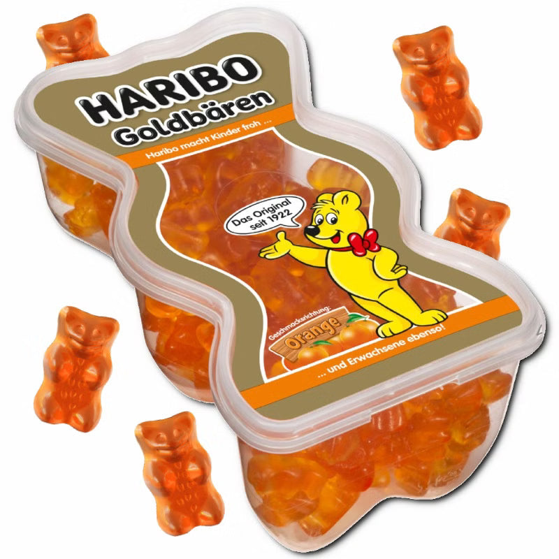 Haribo Haribo Goldbären Orange, Fruchtgummi, 450g Dose