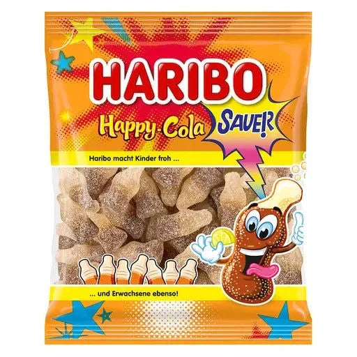 Haribo Haribo Happy Cola sauer 175g candytoys.ch Switzerland