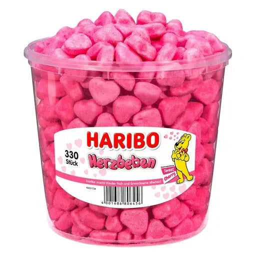 Haribo Haribo Herzbeben 330 Stück in der Dose candytoys.ch Switzerland
