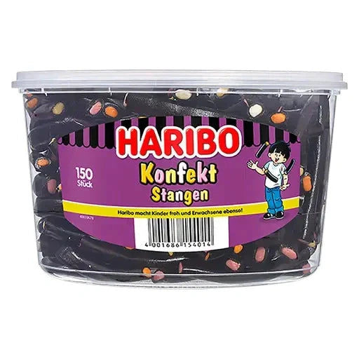 Haribo Haribo Konfekt Stangen 150 Stück in der Dose candytoys.ch Switzerland