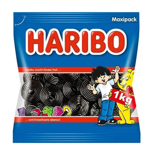 Haribo Haribo Lakritz Schnecken 1kg im Beutel candytoys.ch Switzerland