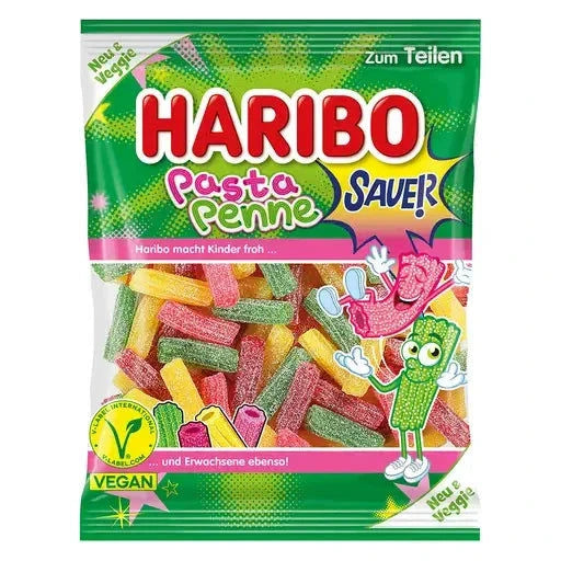 Haribo Haribo Pasta Penne Sauer 160g candytoys.ch Switzerland
