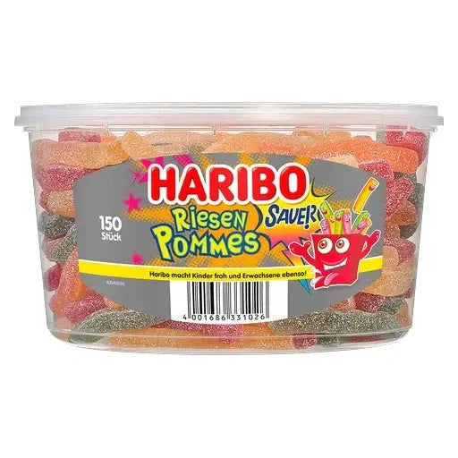 Haribo Haribo Riesen Pommes 150 Stück in der Dose candytoys.ch Switzerland