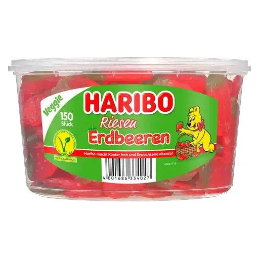 Haribo Haribo Riesenerdbeeren 150 Stück in der Dose candytoys.ch Switzerland