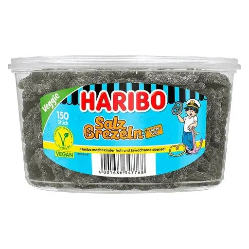 Haribo Haribo Salz Brezeln 150 Stück in der Dose candytoys.ch Switzerland