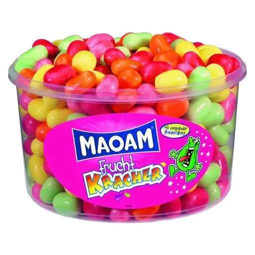 Haribo Maoam Frucht Kracher 265 Stück in der Dose candytoys.ch Switzerland