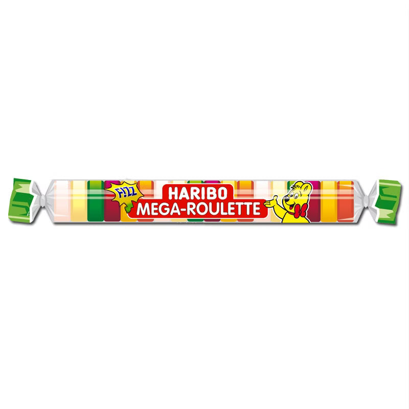 Haribo Mega-Roulette Sauer, große Weingummi Rolle, 1 Stück