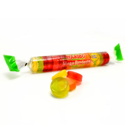 Haribo Mega-Roulette Sauer, große Weingummi Rolle, 1 Stück
