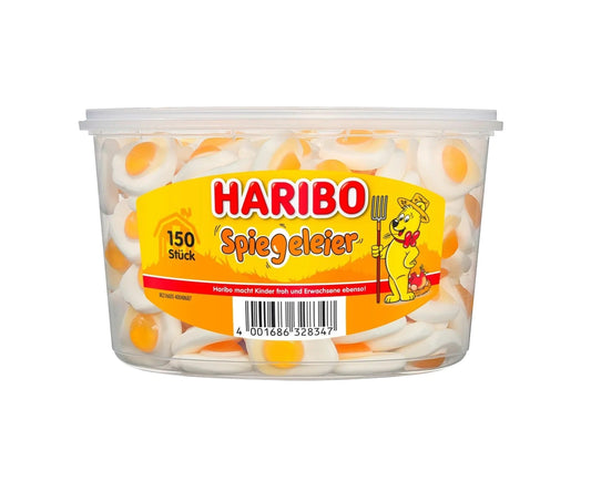 Haribo Spiegeleier Fruchtgummi Dose 150 Stück