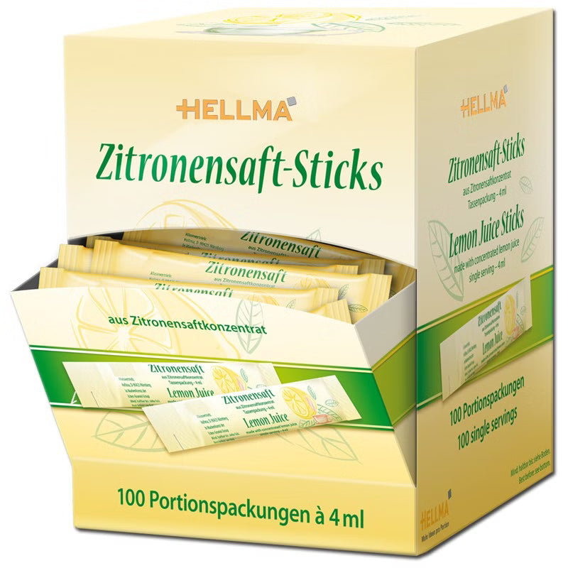 Hellma Hellma Zitronensaft Sticks 100 Stück