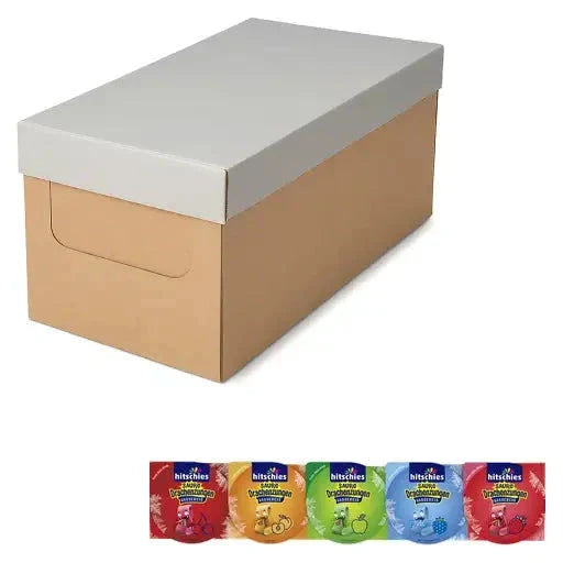 hitschies hitschies Drachenzungen Kratzies Wassereis, 16x5 Dosen im Karton candytoys.ch Switzerland