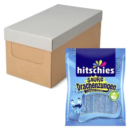 hitschies hitschies Saure Drachenzungen Blau 20x125g im Karton candytoys.ch Switzerland