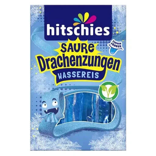 hitschies hitschies Saure Drachenzungen Wassereis Blau 10x40ml im Karton candytoys.ch Switzerland